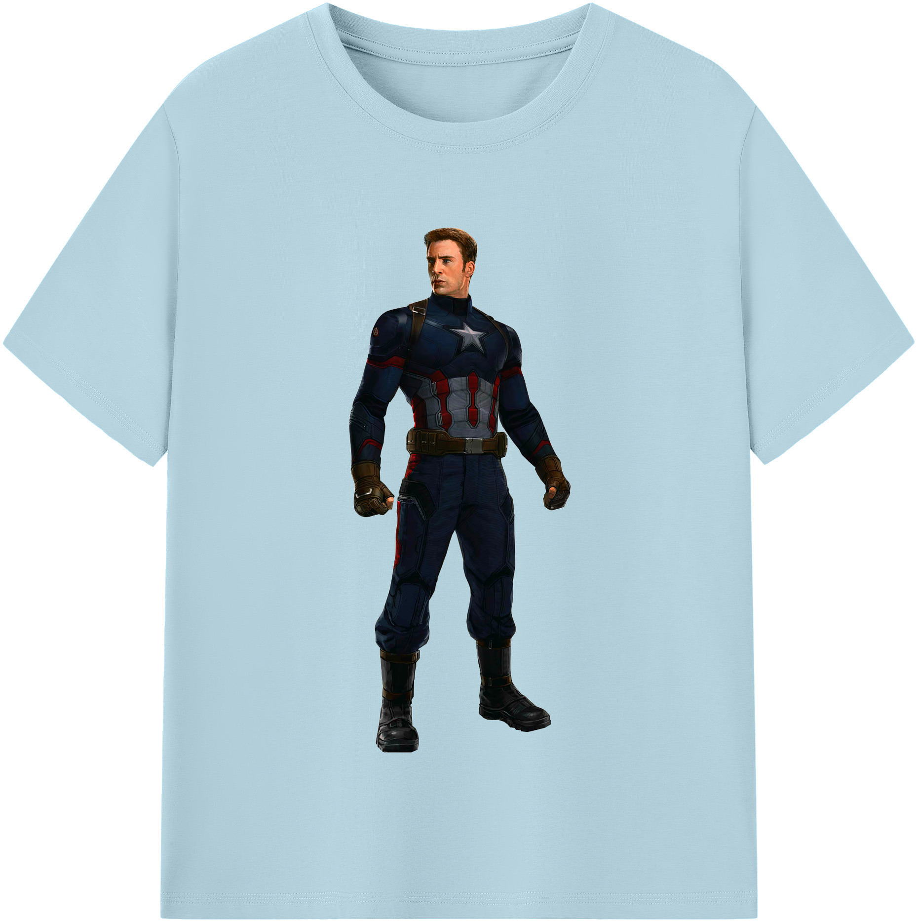 （画像用） アベンジャーズ The Avengers 綿100％半袖Tシャツ（フロントプリント）
